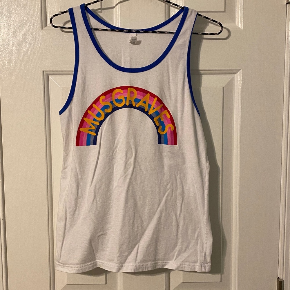 Kacey Musgraves rainbow ringer tank top small music merch tour concert